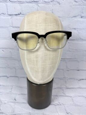 CADDIS SAMBA 1.5 Blue Light Progressive Reading Glasses Black “Half Frame” Clear